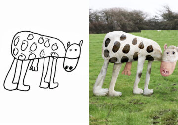 Dad Recreates His Child’s Drawings As They Were Real Life Creatures
