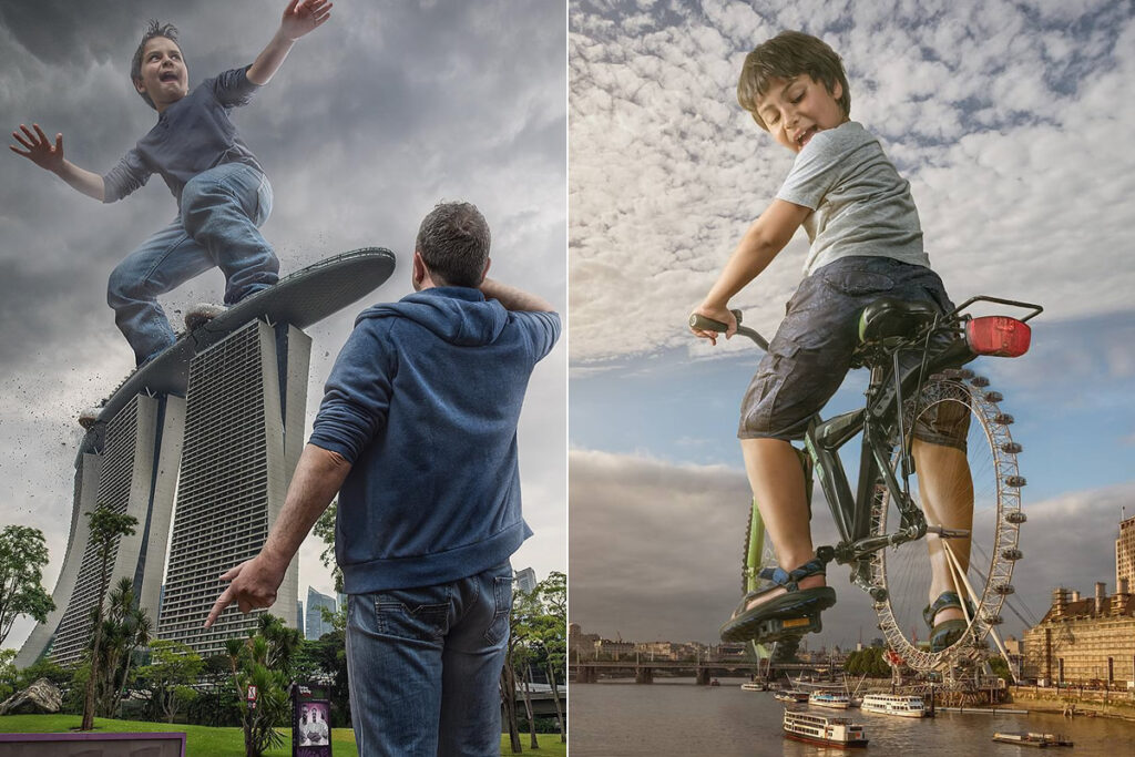 Dad And Son Duo Create Epic Photos