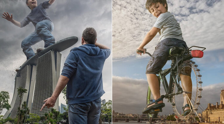 Dad And Son Duo Create Epic Photos