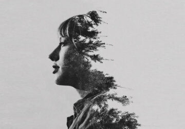 Beautiful Double Exposure Portrait Photography By Sara K. Byrne