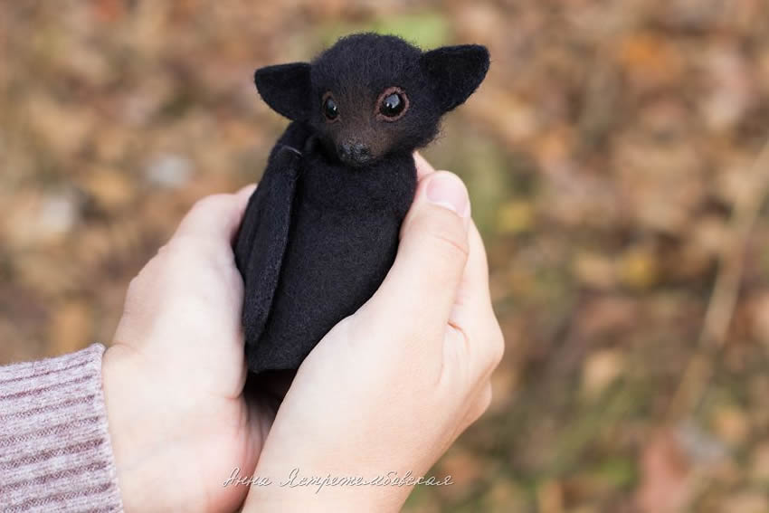 Realistic Handmade Wool Animals By Anna Yastrezhembovskaya