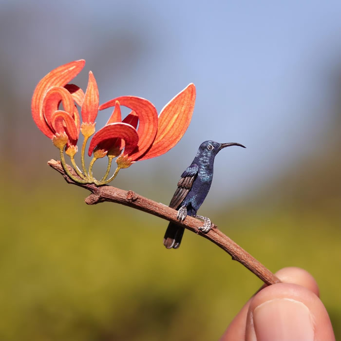 Miniature Paper Birds By Nayan and Vishali