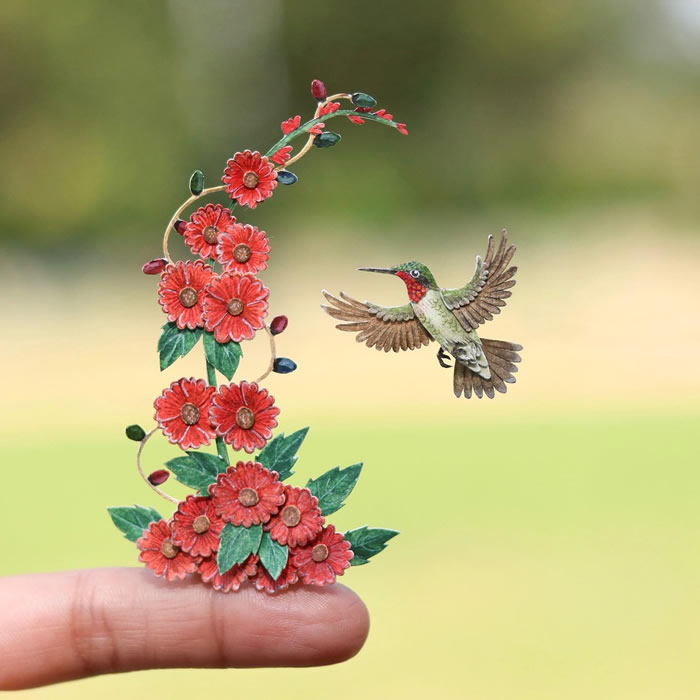 Miniature Paper Birds By Nayan and Vishali