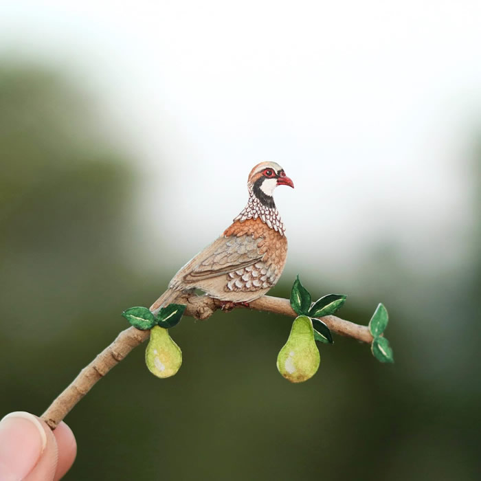 Miniature Paper Birds By Nayan and Vishali