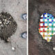 French Artist Transforms Cracks In Pavement To Colorful Mosaic Art