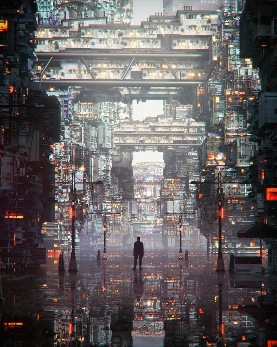 The Dystopian Cities And Futuristic Landscapes By Annibale Siconolfi