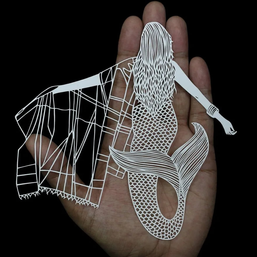 The beautiful and delicate paper-cutting art of Parth Kothekar —  Visualflood Magazine