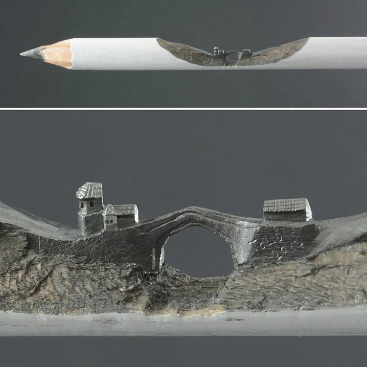 Pencil Miniature Art Works By Jasenko Dordevic