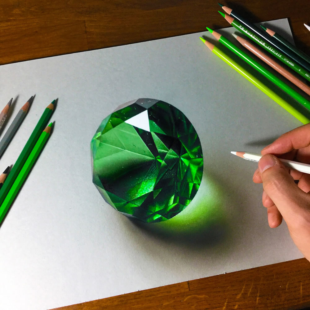 Impressive Realistic Drawings With 3D Effects By Marcello Barenghi