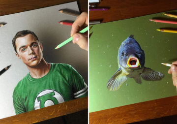 Impressive Realistic Drawings With 3D Effects By Marcello Barenghi