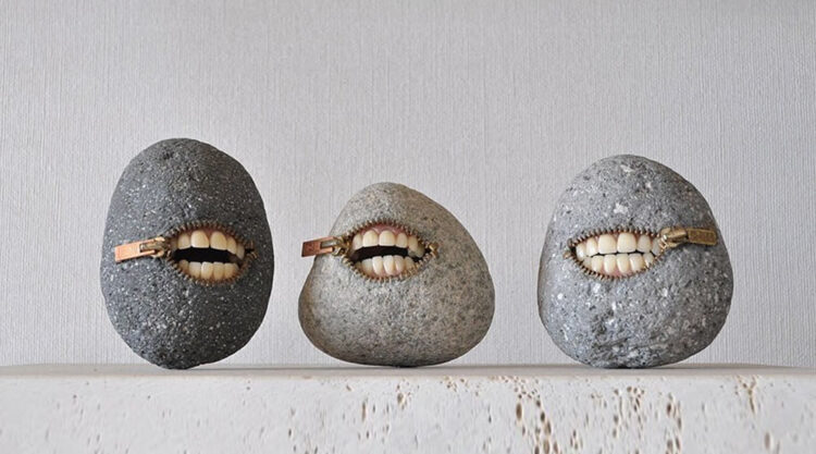 Japanese Artist Creates Surprising, Intriguing, And Funny Stone Sculptures