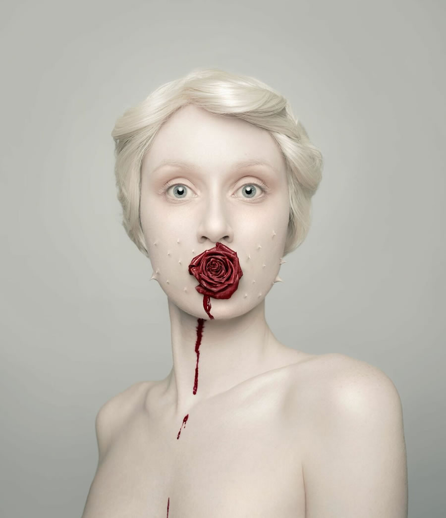 Surrealistic Portraits By Flora Borsi