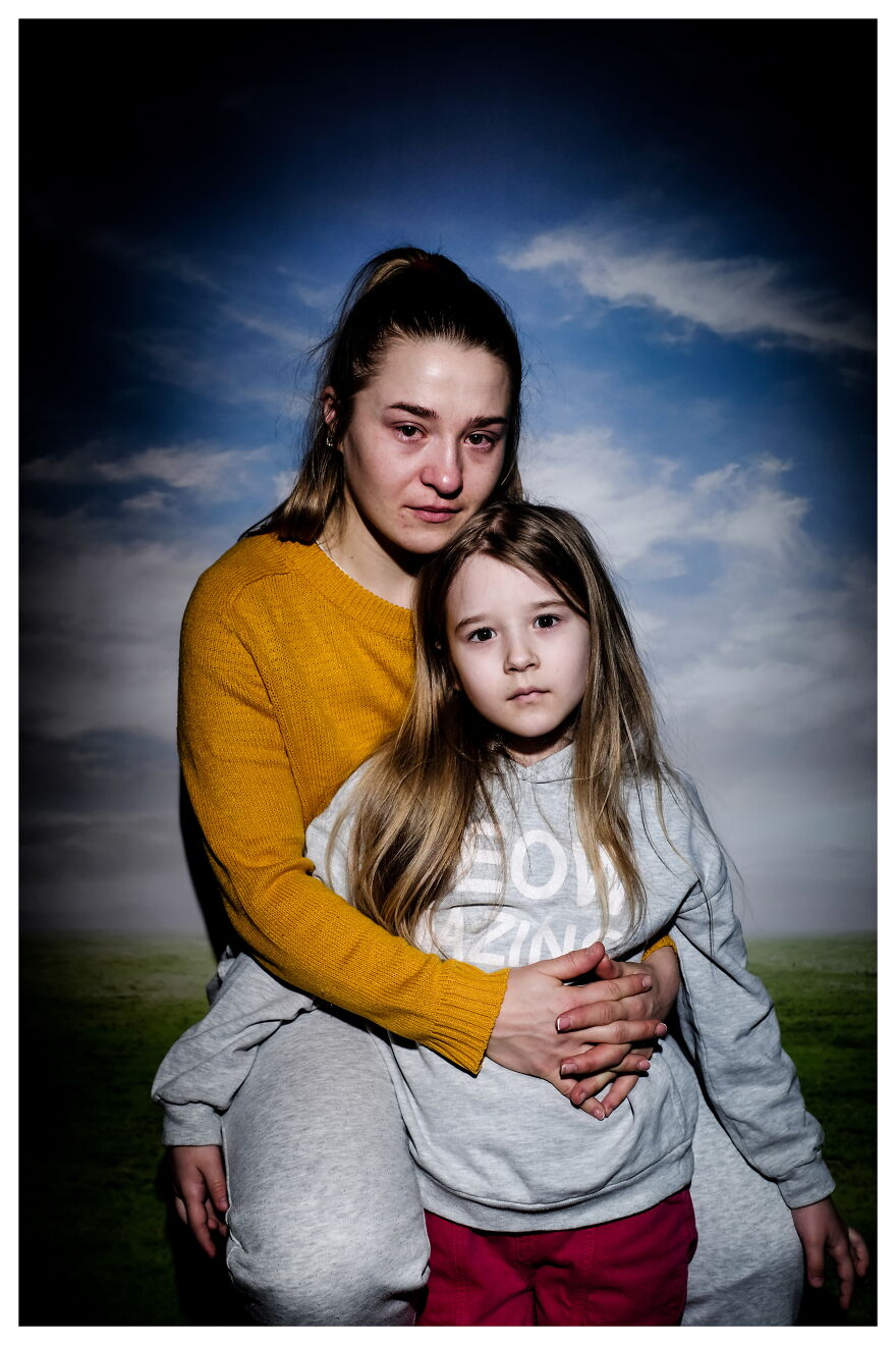 Ukrainian Children And Women by Aleksander Majdanski