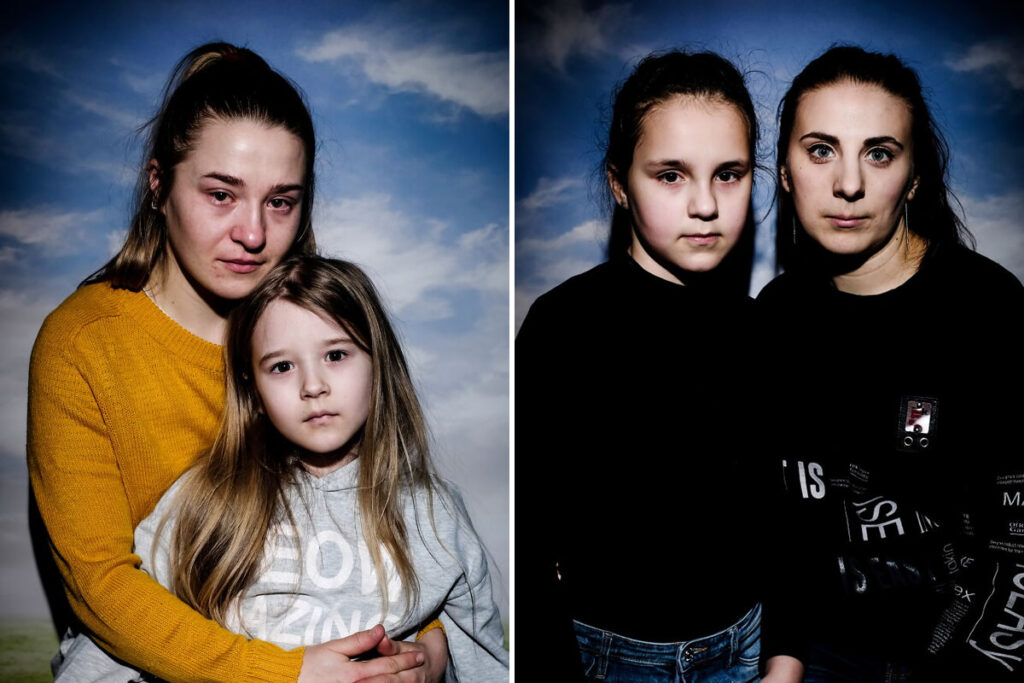 Ukrainian Children And Women by Aleksander Majdanski
