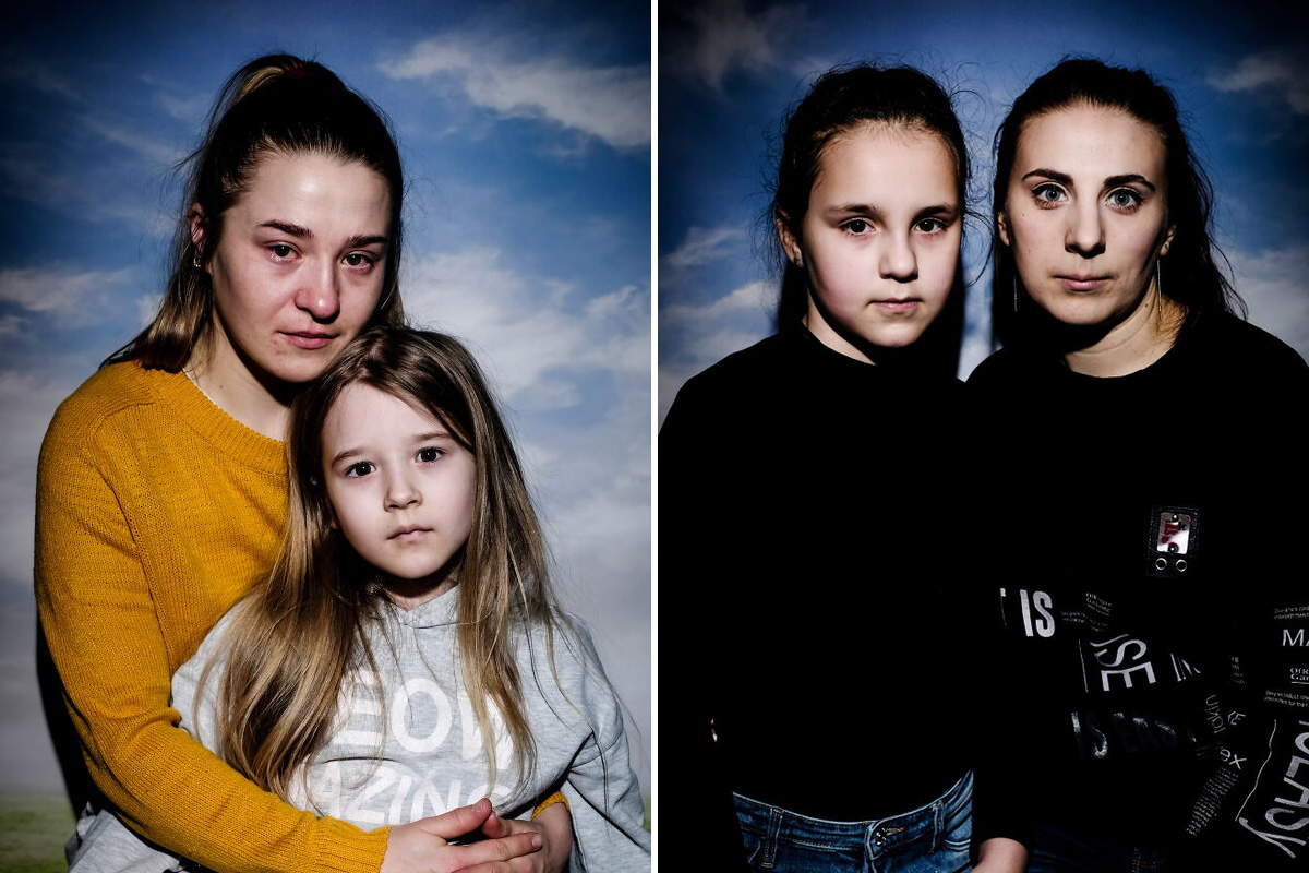 Ukrainian Children And Women by Aleksander Majdanski