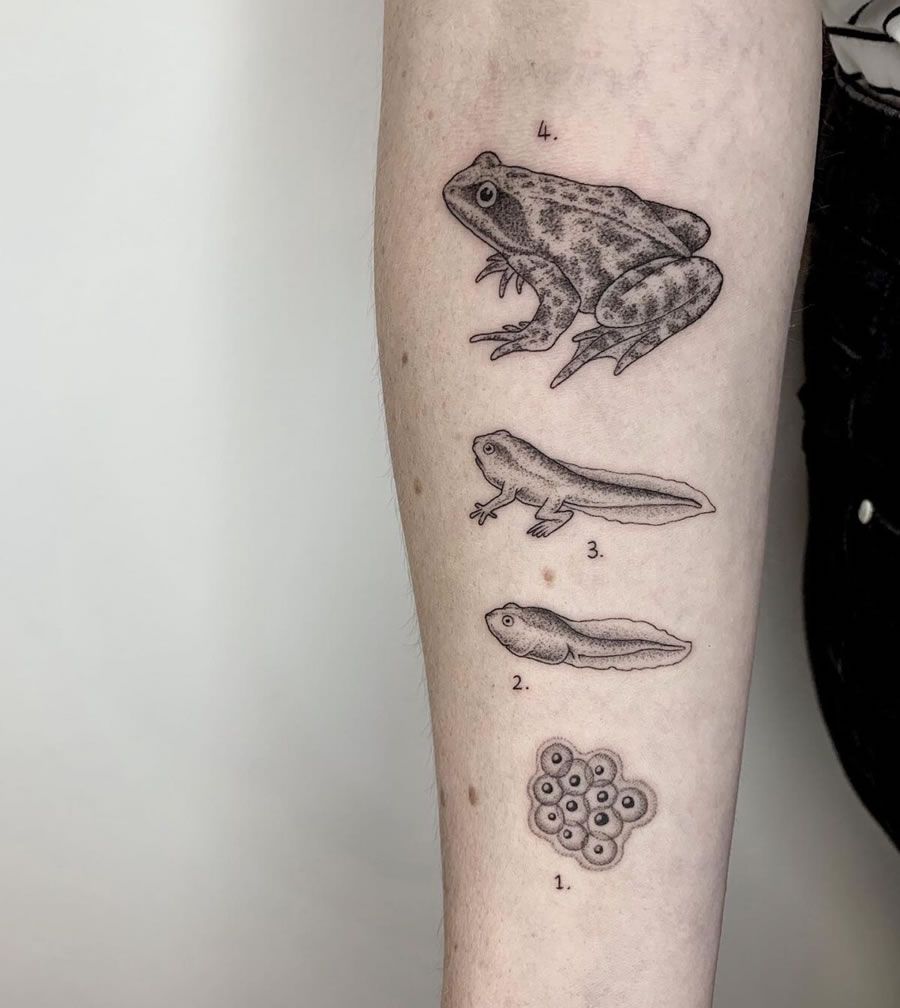 Tatuagens de assuntos científicos e estranhos por Michele Volpi