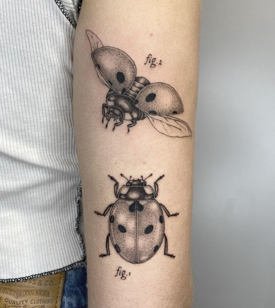 Scientific And Strange Subjects Tattoos By Michele Volpi