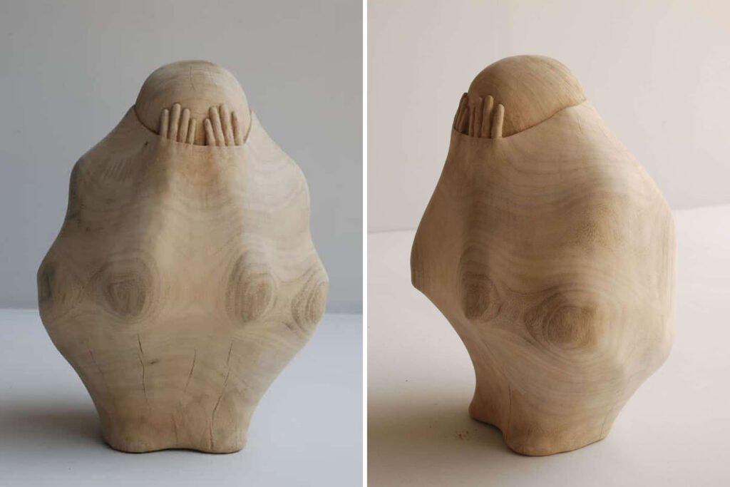 Stunning Wood-Carved Sculptures That Look Like People And Objects Are Trapped Inside