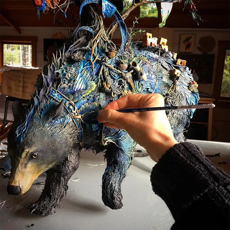 Surreal Sculptures Of Animals By Ellen Jewett