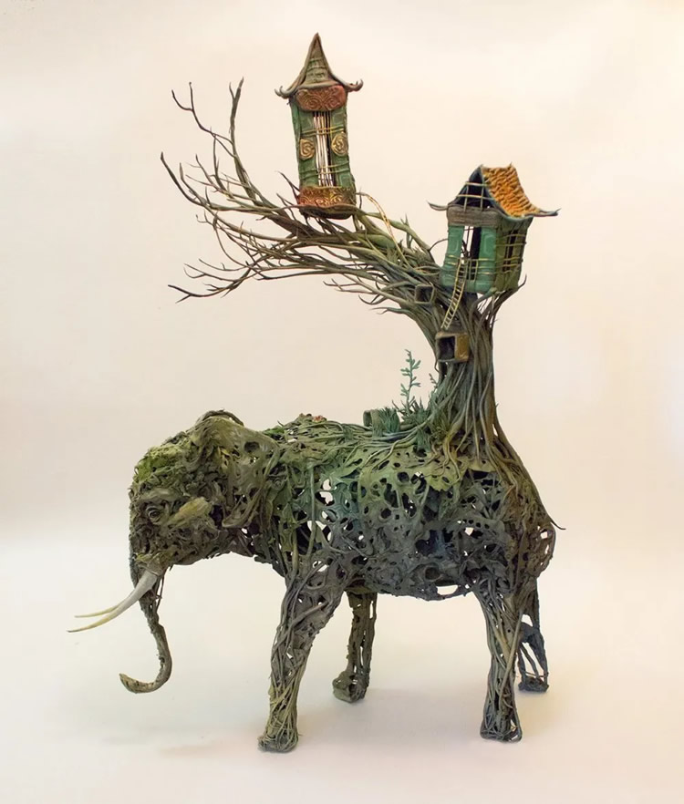 Surreal Sculptures Of Animals By Ellen Jewett