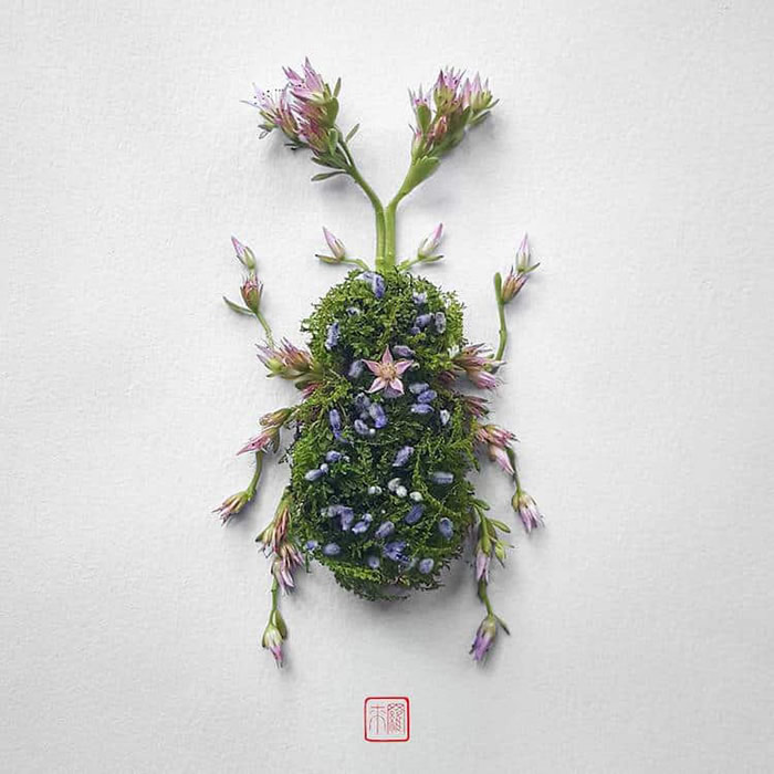Hand Arranged Floral Elements By Raku Inoue