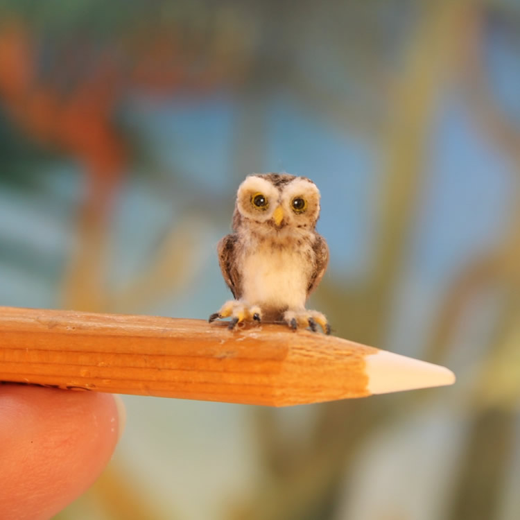 Miniature Animal Sculptures by Katie Doka