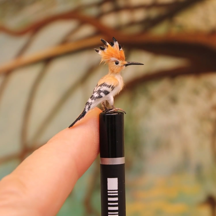 Miniature Animal Sculptures by Katie Doka