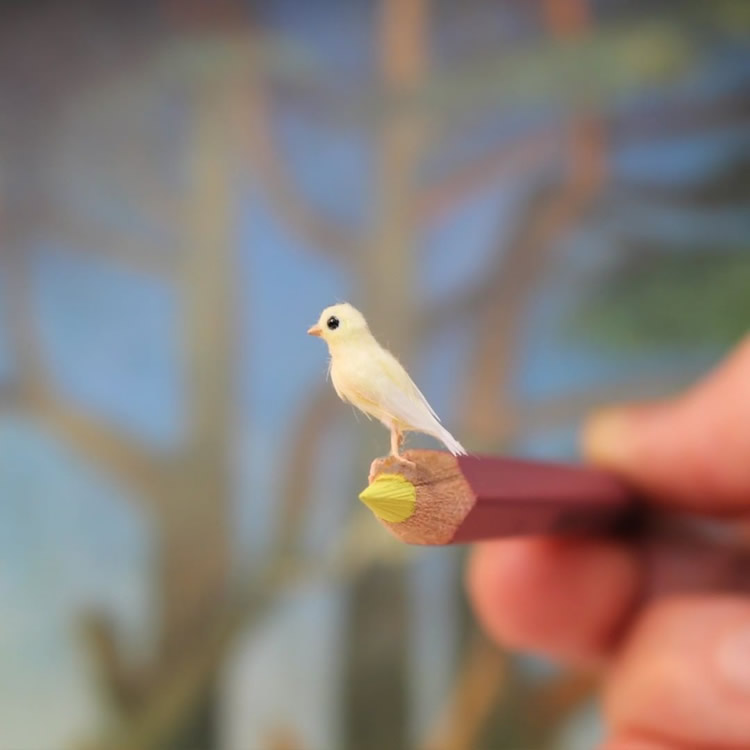 Miniature Animal Sculptures by Katie Doka