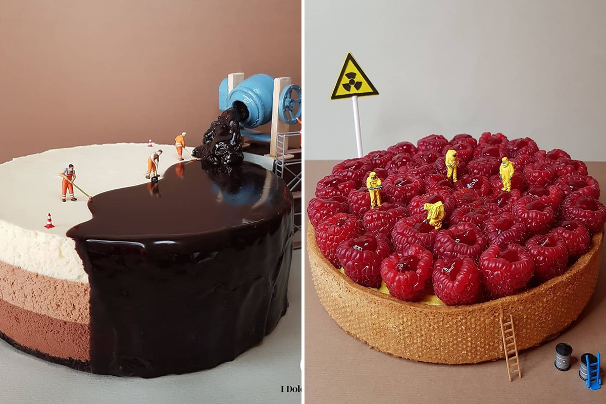 Italian Pastry Artist Matteo Stucchi Creates Miniature Worlds With Desserts