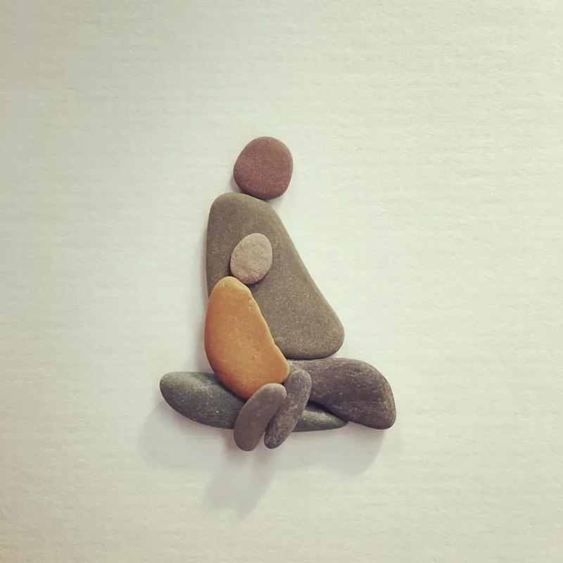 Beautiful Pebble Art by Sharon Nowlan