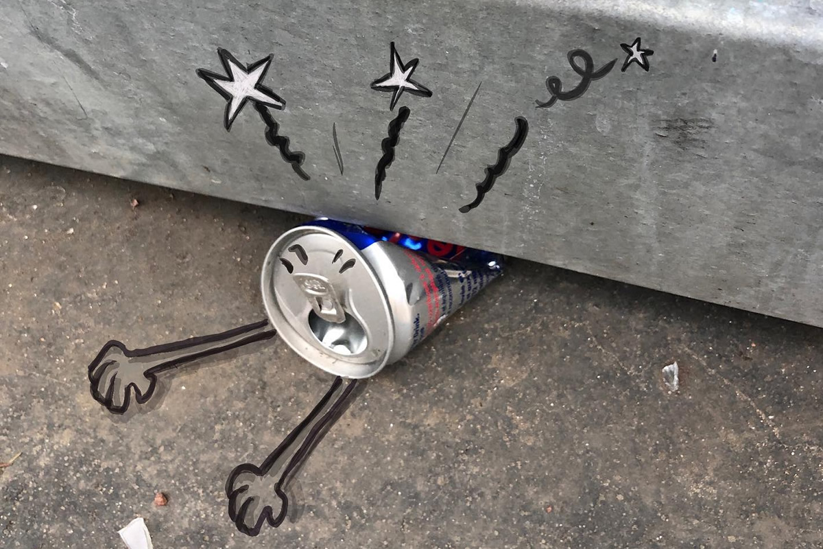 French Artist Creates Fun Art With Everyday Things In The Street