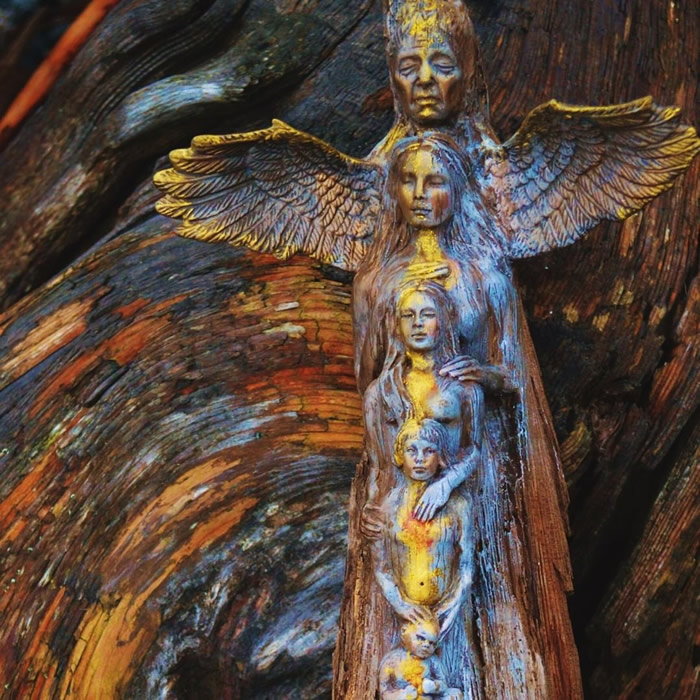 Wood Sculptures By Debra Bernier