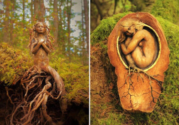 Canadian Artist Debra Bernier Transforms Driftwood Into Stunning Sculptures