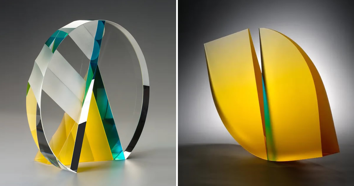 Artist Martin Rosol Creates Stunning Abstract Glass Sculptures Inspired