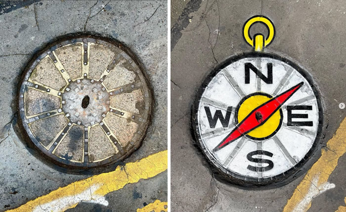 Clever Street Art By Tom Bob