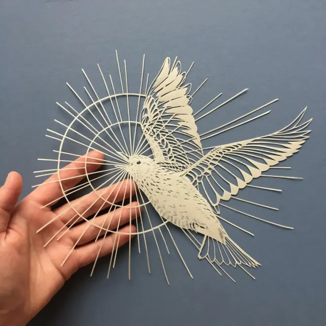 UK Artist Elin Price Creates Gorgeous & Delicate Paper Cutting Pieces