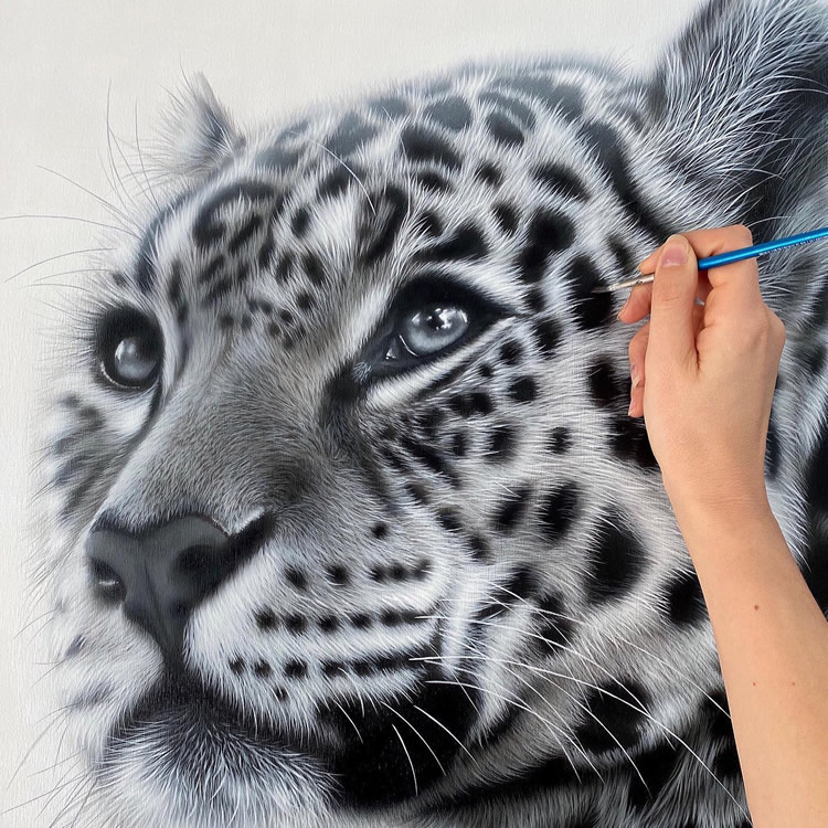 Real Animal Paintings That Look Like Photos By Sarah Still