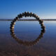 Environmental Artist Martin Hill Creates Stunning Reflective Circle Sculptures