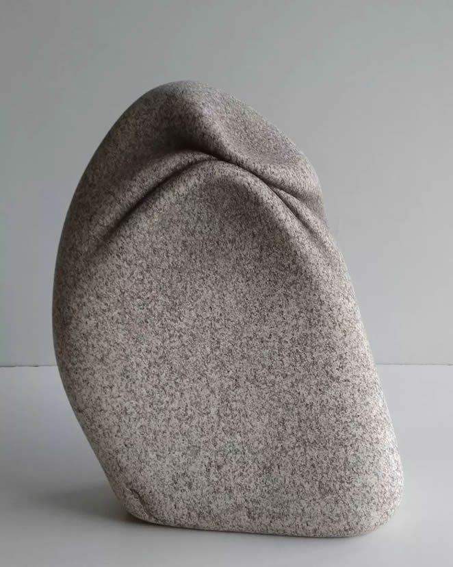 Stones Carved to Appear Like Wrinkled Fabrics by José Manuel