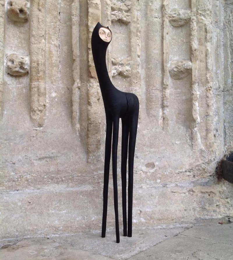 Artist Tach Pollard Creates Magical Creatures With Long Limbs Made Out Of Oak Tree Roots