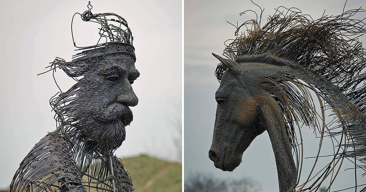 Artist Darius Hulea Sculptures Portraits Of Historical Figures Using