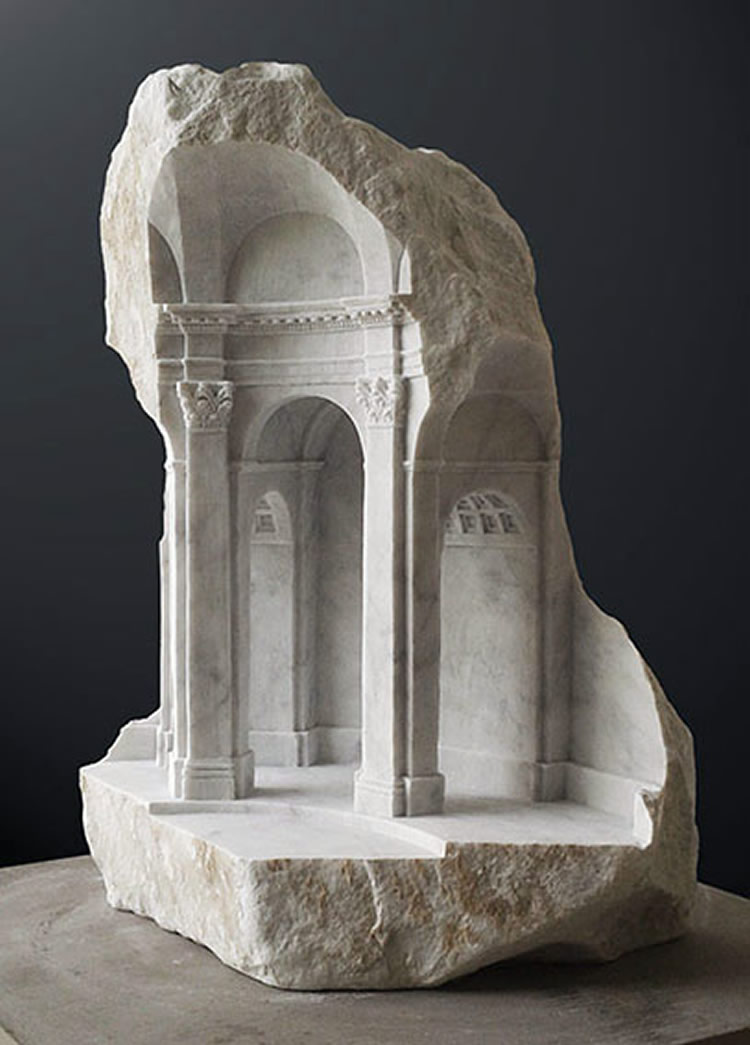 Miniature Architectural With Marble By Matthew Simmonds