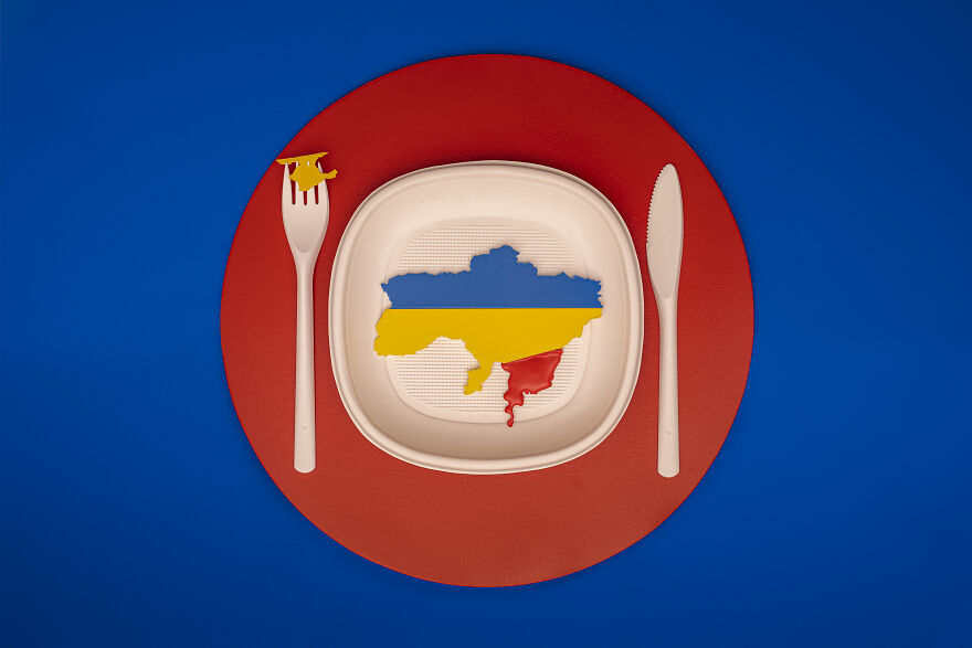 Our Modern World’s Problems On A Plate By Antonio Coelho