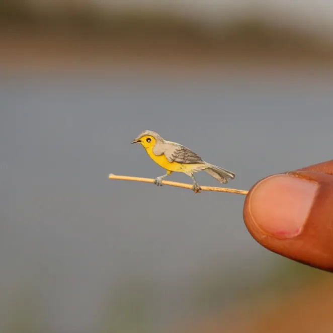 Paper Cut Sculptures Of Birds By Nayan Shrimali and Vaishali Chudasama