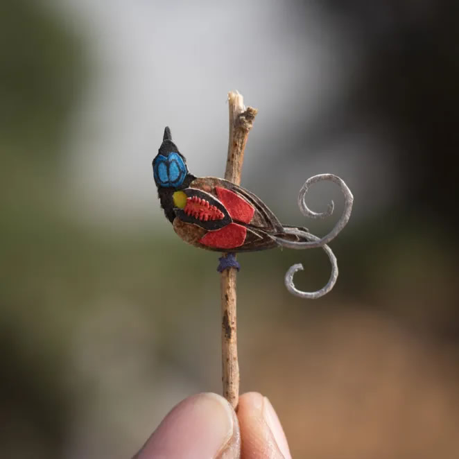 Paper Cut Sculptures Of Birds By Nayan Shrimali and Vaishali Chudasama