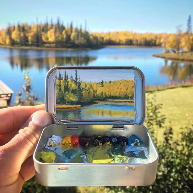 Paintings In Altoids Tins By Remington Robinson