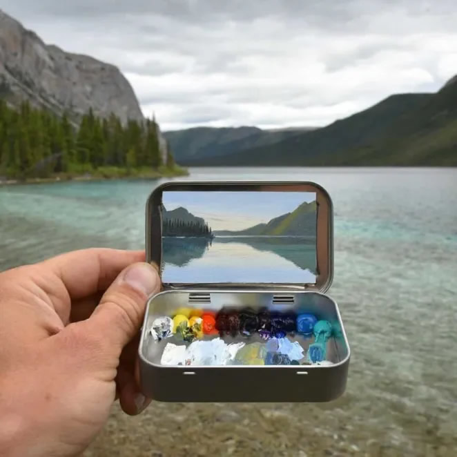 Paintings In Altoids Tins By Remington Robinson