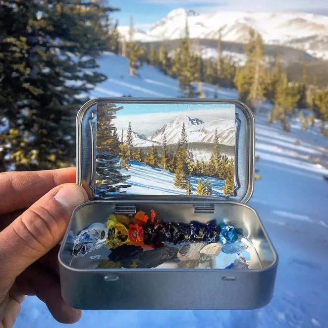 Paintings In Altoids Tins By Remington Robinson