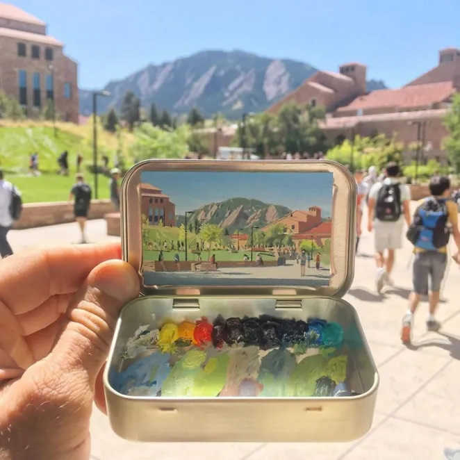 Paintings In Altoids Tins By Remington Robinson