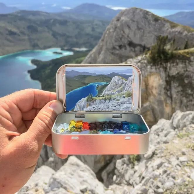 Paintings In Altoids Tins By Remington Robinson